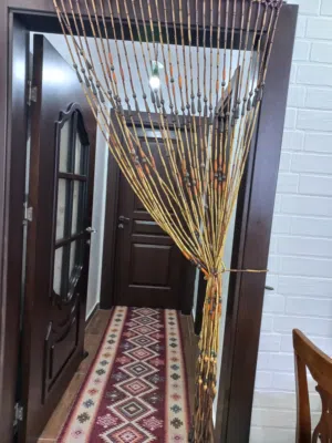 ستارة زينة خرز خشب بحالة الجديد