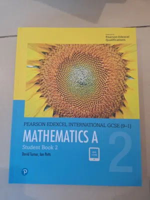 Pearson Edexcel International GCSE (9-1) Mathematics (Maths) Student Book 2 A2 Ebook included