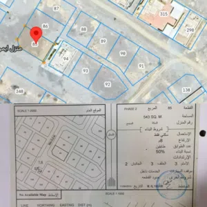 للبيع أرض سكنية مميزة (كورنر) في ولاية العوابي