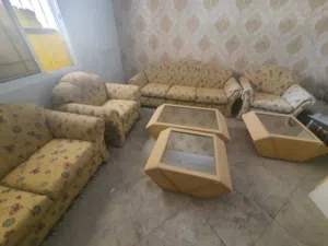 Sofa set with tables