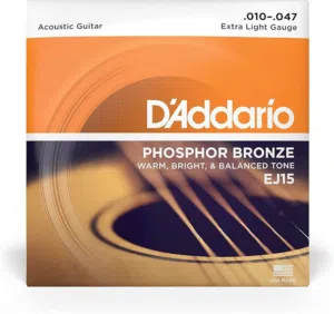 D’Addario EJ15 - Extra Light Guitar Strings - Phosphor Bronze