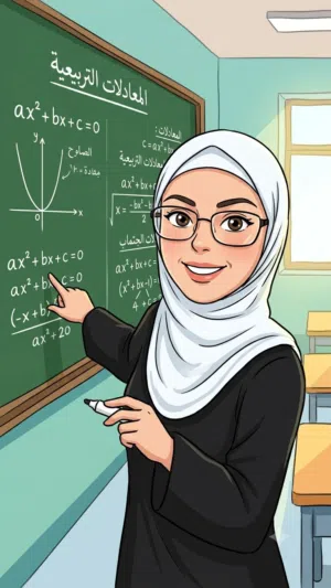 معلمة رياضيات