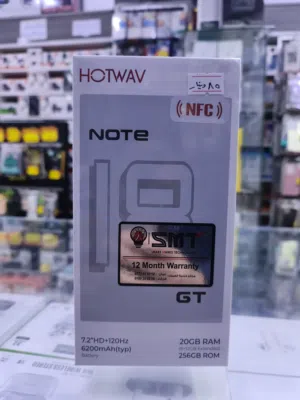 جهاز جديد Hotwev Not 16 GT رام 20 جيجا 256 مكفول سنة متوفر توصيل وهدايا