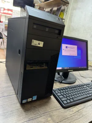 كمبيوتر لينوفو بالكامل Core i5 راكب عليه هاردسك SSD256 كامل مكمل بسعر 110