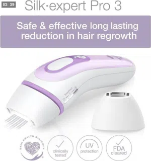 جهاز براون سيلك إكسبرت برو 3 (IPL) لإزالة الشعر بالنبضات الجهاز