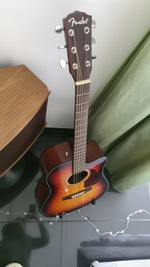Fender CD-140SCE Acoustic-Electric Guitar + Complete Bundle