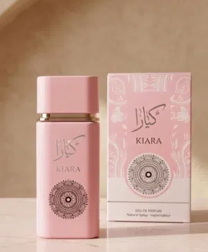 عطر كيارا (KIARA) الوردي الأصلي (جديد/brand new) - فخامة ونعومة في زجاجة واحدة.