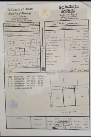 Residential Land for Sale in Al Batinah Barka
