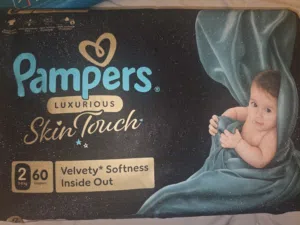 بامبرز pampers luxury skin touch protect