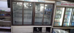 ثلاجه خدمة اربع أبواب + فريزر ارضي 160س