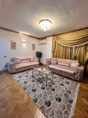 شقه مفروشه ايجار يومي وشهري المهندسين موقع متميز جدا