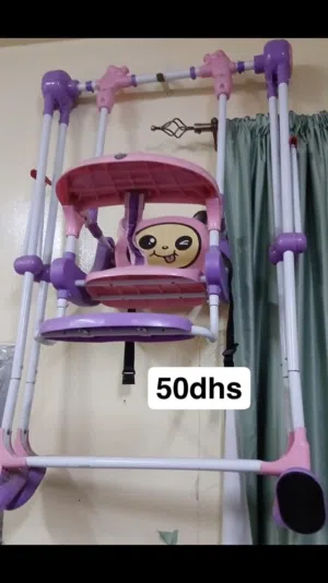 Baby feeding chair, bouncy chair and little riding car