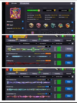 حساب 8 ball pool بسعر خرافي