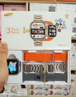 ساعة ذكية MX2 Ultra 5G جديدة مع 3 أساور