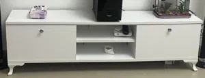 White TV stand
