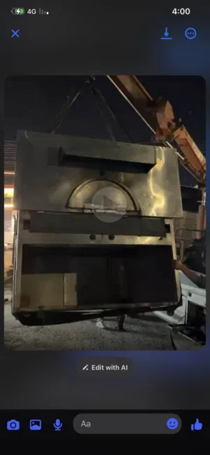 فرن معجنات و بيتزا الحجم 170/170 بحاجه الى صياانه اشي بسيط