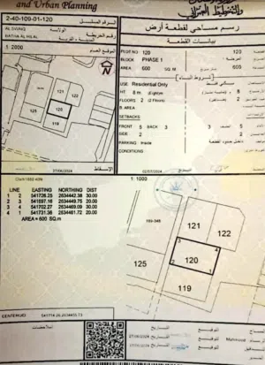 أرض بموقع مميز البطحاء خلف محكمة السويق