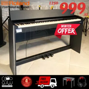 ديجيتال بيانو رولاند F107 مع كرسي و هيدفون