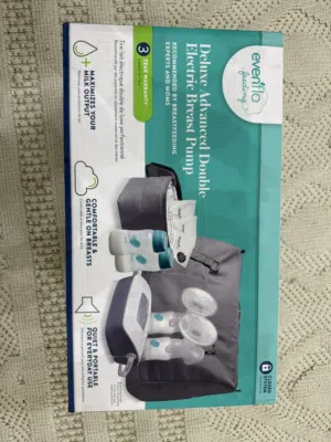 مضخة ثدي كهربائية مزدوجة متطورة من ماركة Evenflo