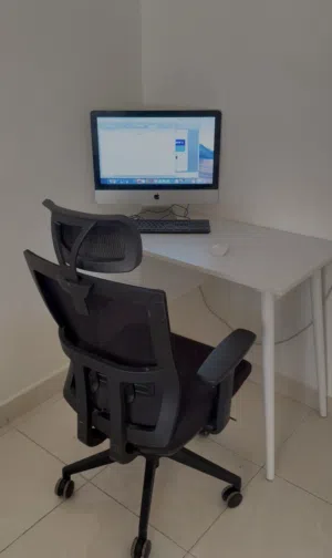 iMac with ikea table chair urgent selling