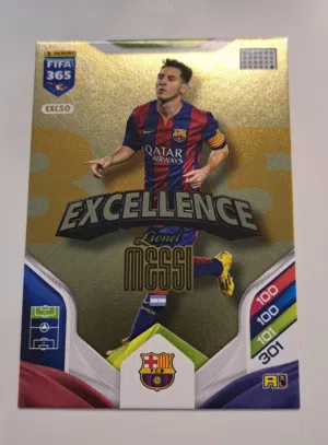 MESSI GOLD PANINI EXCELLENCE CARD
