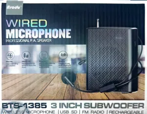 مكبر صوت محمول شخصي (P.A. Speaker) طراز Brodu BTS-1385.