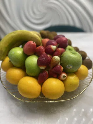 للبيع صحن فواكه بحاله ممتازه
