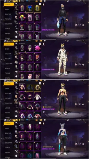 Free Fire Accounts and Characters for Sale in Sana'a
