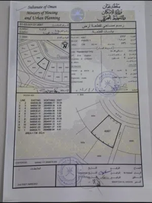 للبيع العامرات 1 جنب عقبة بوشر مباشرتا مساحة 739 متر