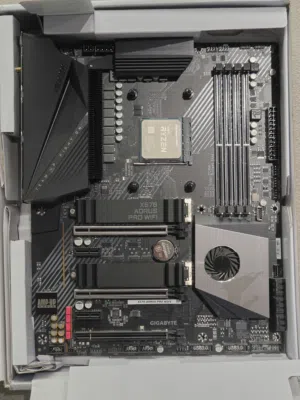 معالج rayzen 7 5800x مع مذربورد X570 AORUS PRO WIFI