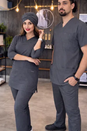 سكراب ولاب كوت طبي فاخر (قطن 100٪) - متوفر في مسقط