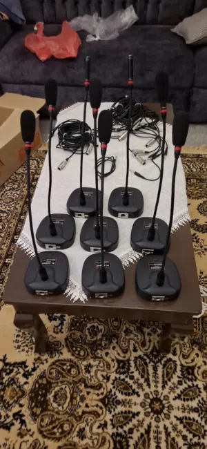 منظومة ميكروفانات تركية شبة جديدة استعمال خفيف