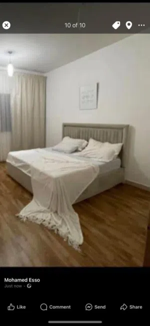 سرير كنك مع مرتبه طبيه King bed with mattress medical