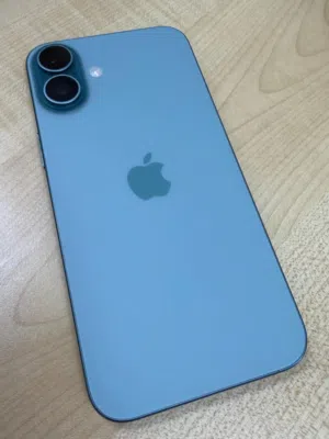 Brand New Condition iPhone 16 Plus (Teal) - 256 GB with a box and type C cable for sale.