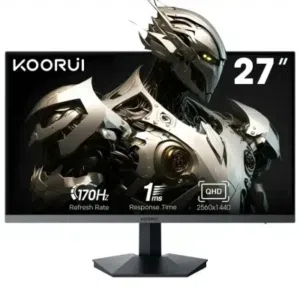 شاشات جيمنج KOORUI GN07 – 27 INCH QHD انش27 بمعدل تحديث 170Hz افضل شاشه جيمنج شامل توصيل
