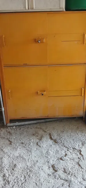 heavy iron cabinet