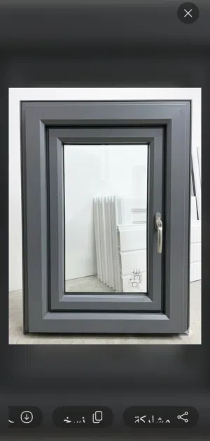 شباك صغير مصنوع من uPVC 50/100