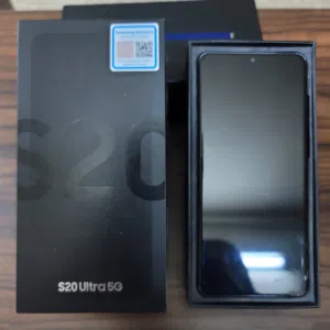 galaxy s20 ultra 5gكلكسي اس عشرين 20 الترا فايف جي لون اسود دبل شريحه شرق اوسط علبة مطابق 128