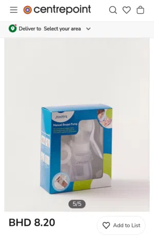 juniors manual breast pump