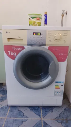 غسالة ملابس lg 7 كيلو نضيفة
