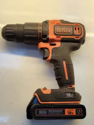 ترابينو شحن Black& Decker بقوة 18 فولت انجليزي أصلي بطارية ليثيوم خفيف وقوي