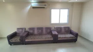 3Pcs Purple Color Sofa for Sale With 6 pcs of Cover including the head Rest cover in Darsait.