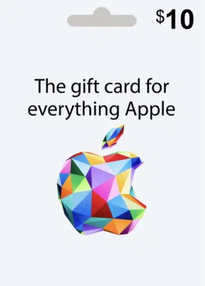 apple gift card 10 $ for USA accounts
