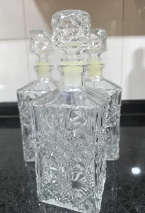 Glass decorative Decanters and Jug for sale