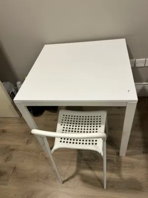 Study table (IKEA) and chair