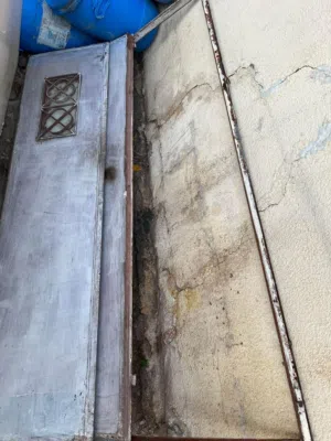 باب حديد ضرفتين 280*240 ثقيل للبيع