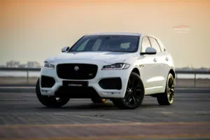 JAGUAR F-PACE 2017 WHITE SUPERCHARGED V6 3.0L ENGINE - LUXURY FEATURES - BAHRAIN SPEC.