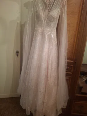فستان سهريه مستعمل لبسه مره واحده