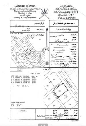 Residential Land for Rent in Al Dakhiliya Nizwa