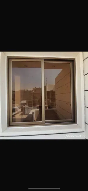 نوافذ المنيوم ابواب وشبابيك المنيوم عادي و دبل في شغل خاص صيانات وفي حمام شوارات